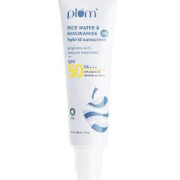 Plum 2% Niacinamide Sunscreen SPF 50 PA+++ with Rice Water - 50 gm-30