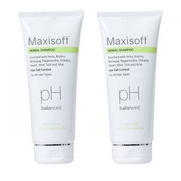 Maxisoft Set Of 2 Herbal Shampoos-100ml Each-image-17