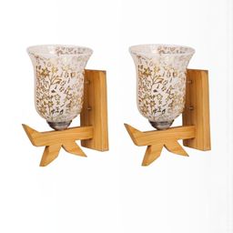 SOMIL Gold Glass Cylinder Printed Wall Lamps-image-68