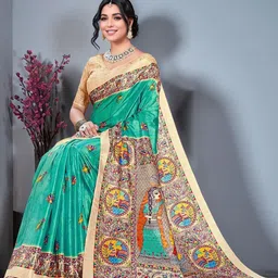 Anouk Rustic Ethnic Motifs Saree image 5