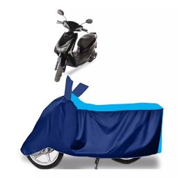 Auto Pearl Two Wheeler Cover for Ampere Reo Elite - Cyan, Blue-image-85