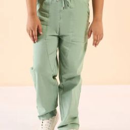 StyloBug Boys Green Solid Pants-image-25
