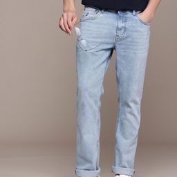 Nautica Men Straight Fit Heavy Fade Stretchable Jeans-picture-4