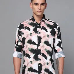 DON VINO Men Spread Collar Dyed Slim Fit Casual Shirt-image-60