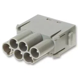 Harting Heavy Duty Connector Inserts / Modules MODULE, 6WAY, MALE, PROTECTED, 09 14 006 3041-94