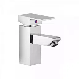 Aquieen Cube Basin Mixer Tap Brass Chrome Finish Silver, AQN 704-image-64