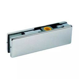 Ebco DPF2-01 Brushed Steel Finish Centre Lock Patch Fitting-image-31