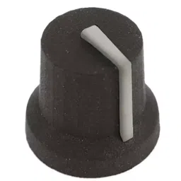 RS PRO 16.8 mm Black Potentiometer Knob for 6 mm Shaft D Shaped, 7777369-picture-19