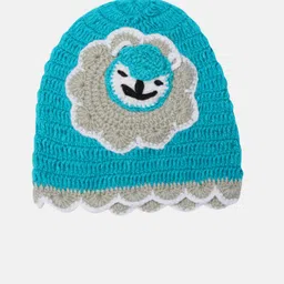 CHUTPUT Kids Set of 3 Self-Design Woollen Beanies image 2