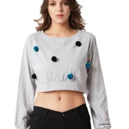 Miss Chase Grey Cotton Regular Fit Top-picture-29