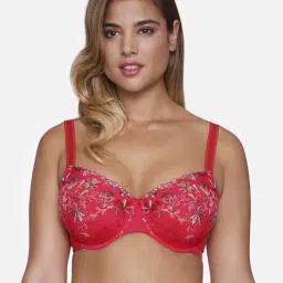 Ultimo Cranberry Under Wired Non Padded Full Coverage Bra-image-25