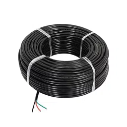 GVD 0.5 Sq.mm 3 Core PVC Insulated Cable Black (45 m)-image-78