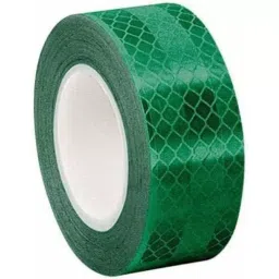 GENERIC High Visibility PVC Reflective Radium Warning Tape Non-Adhesive Green 2 inch X 50 m-18