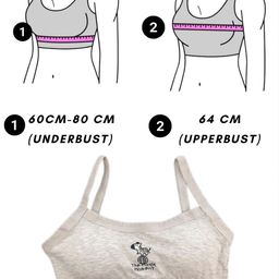 YOUSTYLO Pack of 4 Full Coverage Double Layered Beginners Bra With All Day Comfort image 2