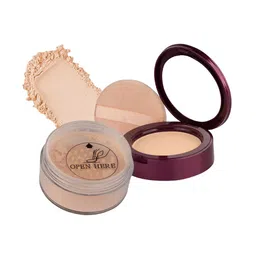 Hilary Rhoda 2-in-1 Compact & Loose Powder With Matte Finish 32 g - Beige image 1