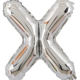 Bubble Trouble English Alphabet Letters Foil Letter Balloons for Party Decoration Letter X - Silver-image-32