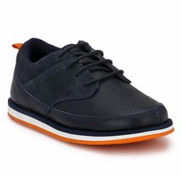 TUSKEY Color Blocked Lace Up Sneaker Shoes - Blue-image-102