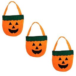Kaku Fancy Dresses Pack Of 3 Halloween Theme Pumpkin Basket - Orange-image-78