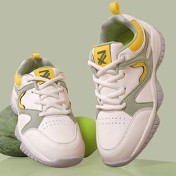 LIBERTY Colour Blocked Detailed Lace Up Sports Shoes - Green-picture-10