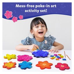 Skillmatics Art & Craft Activity - Poke-in Art Flower Bouquet Mess-Free Art for Kids, Craft Kits, DIY Activity, Gifts for Girls & Boys image 2