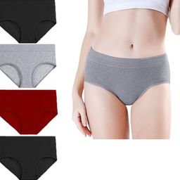 Diving Deep Women Pack of 4 Assorted Hipster Briefs-image-110