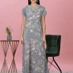 9shines Label Floral Printed Maxi Nightdress-image-28