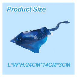 NEGOCIO New Upgrade Remote Control Shark Stingray Toys, High Simulation Scale Robot Fish, 2.4G Intelligent Waterproof Toy- PACK OF 1- COLOR MAY VARY image 3