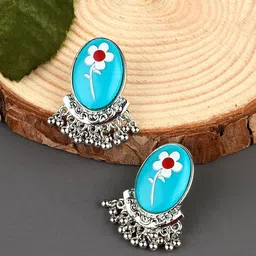 Kalakrith Milano Geometric Drop Earrings-image-37