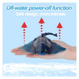 NEGOCIO New Upgrade Remote Control Shark Stingray Toys, High Simulation Scale Robot Fish, 2.4G Intelligent Waterproof Toy- PACK OF 1- COLOR MAY VARY image 4