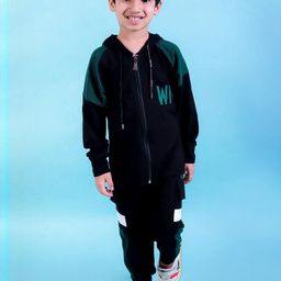 CHANDRIKA Boys Green Clothing Set-image-0