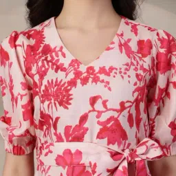 Style Quotient Pink Printed Casual Dress image 5