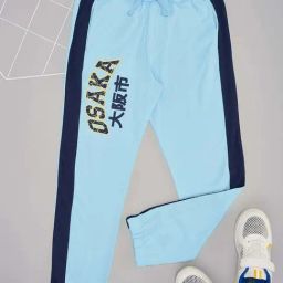 Pantaloons Junior Boys Alaskan Blue Cotton Printed Track Bottoms & Joggers-image-49
