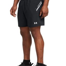 Under Armour Black Loose Fit Sports Shorts-image-29