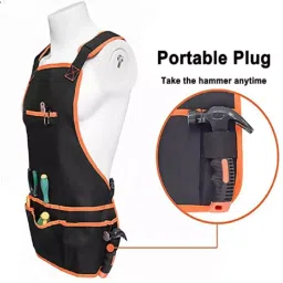 Pahal PIAPRON02 Tool Apron 60 X 61 cm with Pockets Adjustable Size Fits image 5