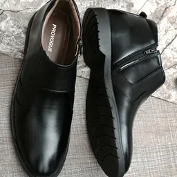 Provogue Men Zipper Regular Solid Formal Shoes-image-68