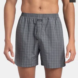 Jockey Men Checked Sports Shorts Technology-image-6