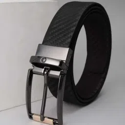 Louis Philippe Black & Brown Woven Leather Reversible Formal Belt-picture-46