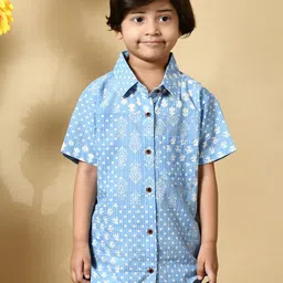 BAESD Boys Comfort Printed Casual Shirt-17