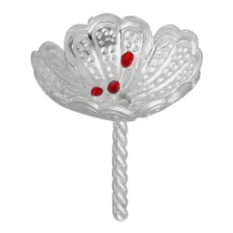 Sri Jagdamba Pearls 0.8 Silver Flower-21