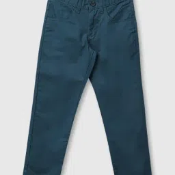 United Colors of Benetton Kids Blue Mid Rise Trousers-picture-35