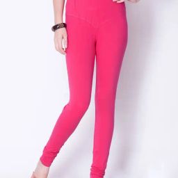 Dollar Missy Hot Pink Cotton Leggings-image-56