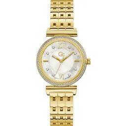 GC Quartz Analog White Round Women's Y88003L1MF-image-88