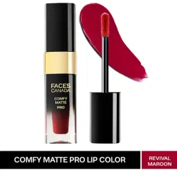 Faces Canada Comfy Matte Pro Lip Color Revival Maroon14 - 5.5 ml-10