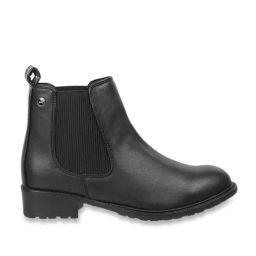 Mochi Women's Black Chelsea Boots-image-62