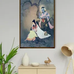 The Art House Abstract Multicolor Canvas Painting-11