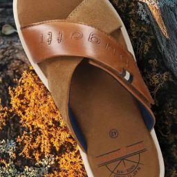 Bugatti Men Derek Brown Cross Strap Sandals-picture-26