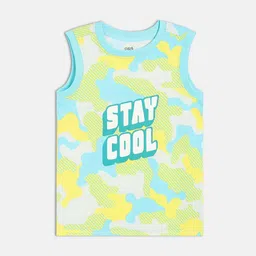 MINI KLUB Boys Cotton Basic Vest-12