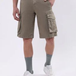 Iconic Men Solid Regular Fit Cotton Shorts-picture-38
