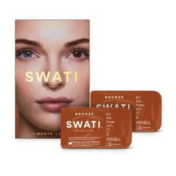 Swati Cosmetics Coloured Contact Lenses -Bronze (1 Month, Power - 3.50)-image-47