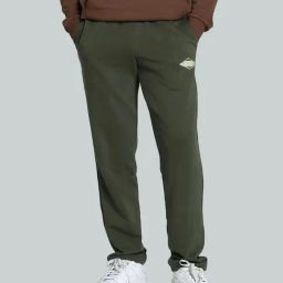 Puma Dark Olive Cotton Regular Fit Trackpants-image-23